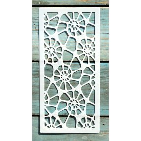   textúra csiga mintás 10x22cm-es DIY stencil  műanyag festő sablon