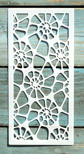 textúra csiga mintás 10x22cm-es DIY stencil  műanyag festő sablon