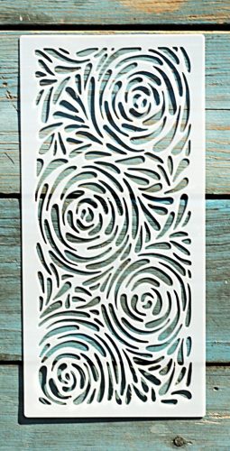 textúra mintás 10x22cm-es DIY stencil  műanyag festő sablon