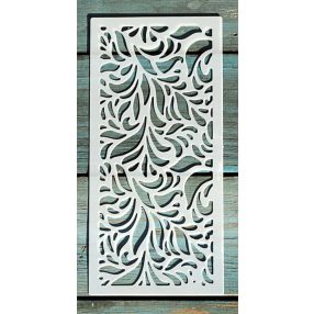   textúra mintás 10x22cm-es DIY stencil  műanyag festő sablon