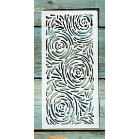   textúra mintás 10x22cm-es DIY stencil  műanyag festő sablon