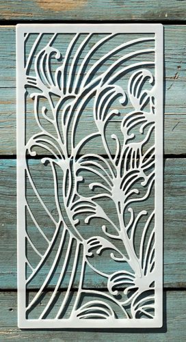 textúra mintás 10x22cm-es DIY stencil  műanyag festő sablon