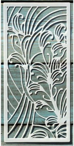 textúra mintás 10x22cm-es DIY stencil  műanyag festő sablon