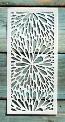 textúra mintás 10x22cm-es DIY stencil  műanyag festő sablon