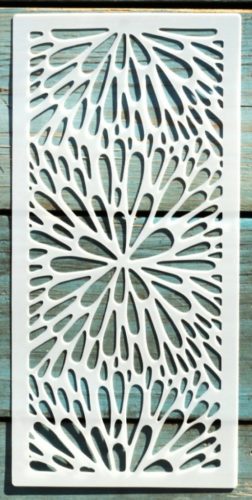 textúra mintás 10x22cm-es DIY stencil  műanyag festő sablon