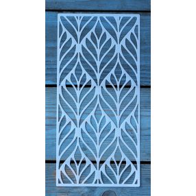   textúra mintás 10x22cm-es DIY stencil  műanyag festő sablon