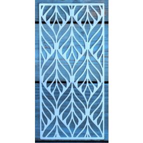   textúra mintás 10x22cm-es DIY stencil  műanyag festő sablon