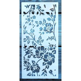   textúra mintás 10x22cm-es DIY stencil  műanyag festő sablon
