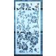 textúra mintás 10x22cm-es DIY stencil  műanyag festő sablon