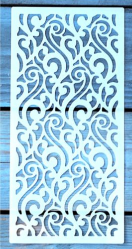 textúra mintás 10x22cm-es DIY stencil  műanyag festő sablon