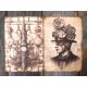 Steampunk  témájú papír háttérkép 15x21 cm,  A5 méret