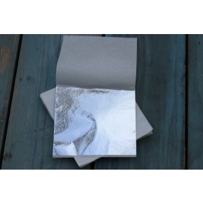 8x8 cm-es  ezüst antikoló  füstlemez lap 20 db