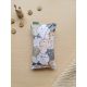Cica mintás textil papírzsebkendő-tartó