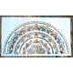  Fél Mandala mintás 25x45 cm-es DIY falfestés sablon műanyag festő  stencil 