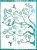faág és madár mintás falfestés sablon 30x41 cm-es DIY műanyag festő stencil falra bútorra