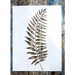   2 db nagyméretű trópusi levél minta,  30x40 cm-es festő sablon DIY stencil, műanyag dekorglett stencil 