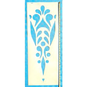   Óriás mandala mintás festő sablon  150 cm es minta készítésére alkalmas elforgatással, XXL műanyag dekor stencil 